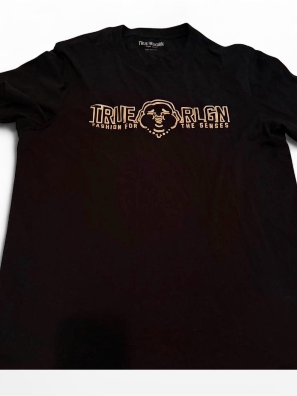 True Religion Men’s Black Logo Graphic Tee